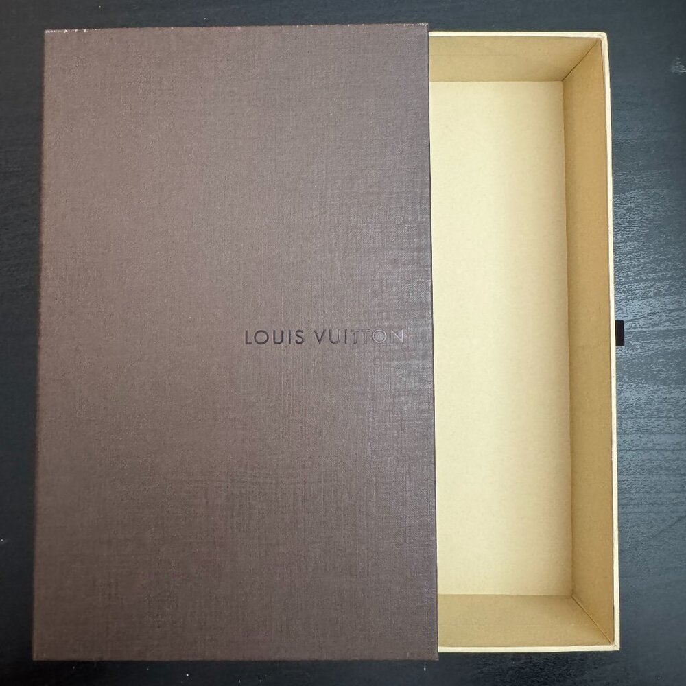 Vintage Empty Louis Vuitton Box, 8 1/2" x 5 1/4"x 1 3/4"